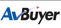 AvBuyer logo with blue "Av" and black "Buyer" text, featuring a red airplane graphic flying over the letters.