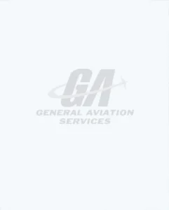 Gray "GA" logo with a stylized airplane and the text "General Aviation Services" on a light gray background.